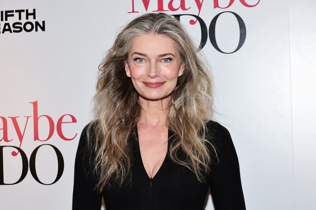 Paulina Porizkova attends a screening of "Maybe I Do" on Jan. 17, 2023, in New York.