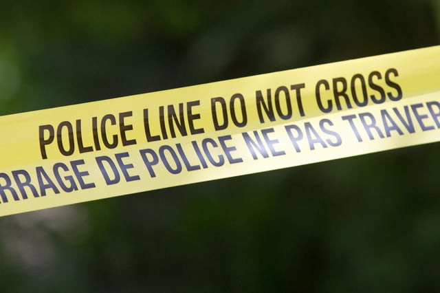 Police tape at a crime scene. A 17-year-old boy has been charged with attempted murder and sexual assault with a weapon of a person under 16 years old in an attack on a child police had initially suspected was from an animal, the Ontario Provincial Police say. THE CANADIAN PRESS IMAGES/Lars Hagberg