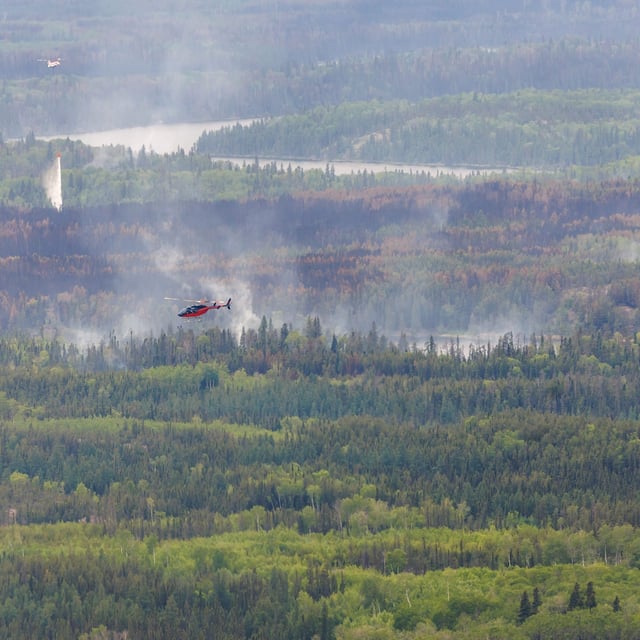 The northern Manitoba town of Leaf Rapids has issued a mandatory evacuation order for residents due to encroaching wildfires.