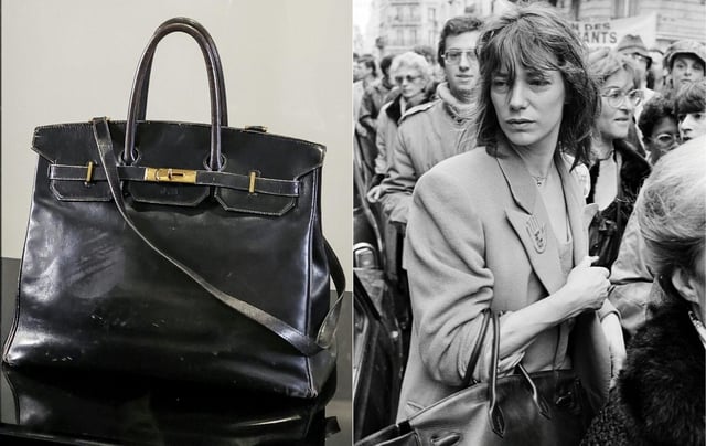 Jane Birkin, and her Birkin.