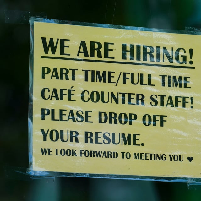 A help wanted sign is pictured in a business window in Ottawa on Tuesday, July 12, 2022. THE CANADIAN PRESS/Sean Kilpatrick