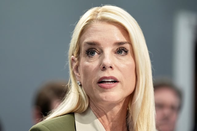 Attorney General Pam Bondi testifies during a House Appropriations subcommittee budget hearing on Capitol Hill, on June 23, 2025.