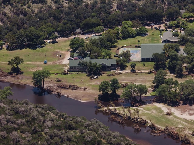 Camp Mystic along the Guadalupe River. Pilots seeking to fly over some Hill Country counties must get state clearance.
