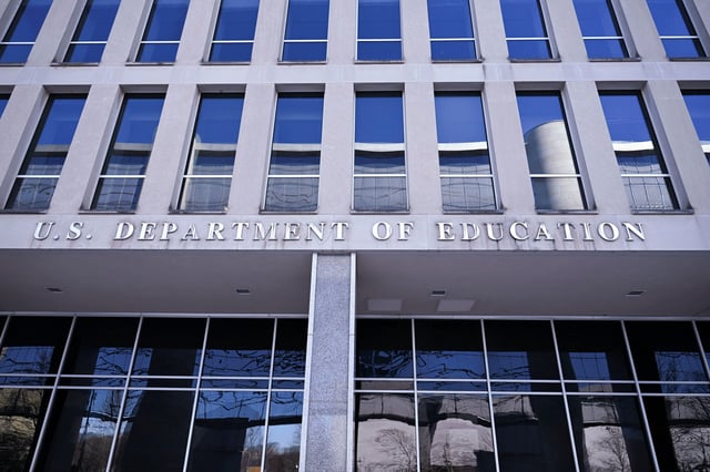 A view of the U.S. Department of Education building in Washington, D.C., U.S., February 1, 2025. REUTERS/Annabelle Gordon/File Photo