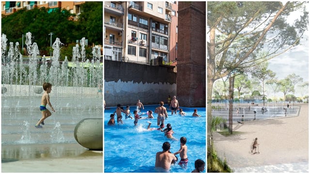 Juegos de agua y lagunas sacrificadas, precedentes del cierre de la fuente de Glòries