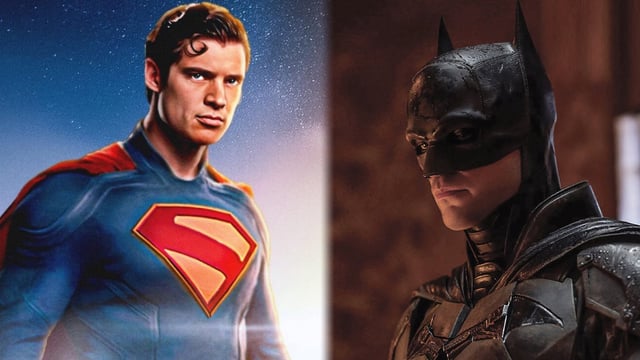 Superman next to Batman