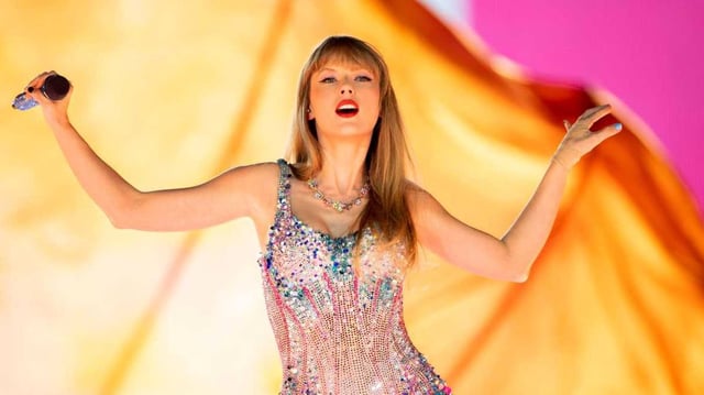Taylor Swift performs at Nissan Stadium in Nashville , Tenn., during the “Eras Tour” in 2024.