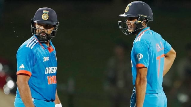 Shubman Gill with Rohit Sharma | Image: ANI