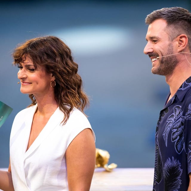 Marlene Lufen und Jochen Schropp