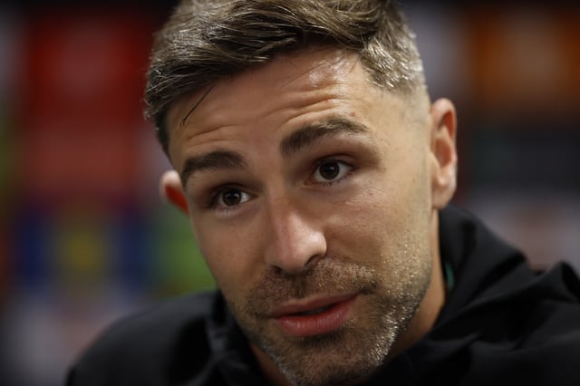 Soccer Football - Europa League - Athletic Bilbao Press Conference - Old Trafford, Manchester, Britain - May 7, 2025 Athletic Bilbao's Yeray Alvarez during the press conference Action Images via Reuters/Jason Cairnduff