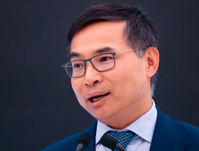 Zhang Lei, Envision’s founder and CEO, says “scalable, green alternatives are now real and operational”. Photo: EPA-EFE