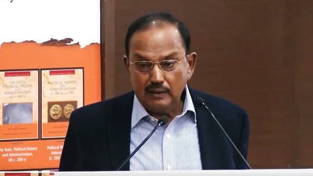 NSA Ajit Doval on GDP | Image: 'X'/ANI