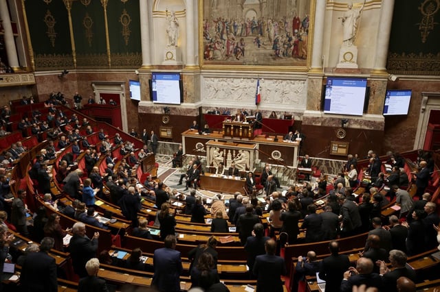 Séance à l’Assemblée nationale, le 11 février 2025.