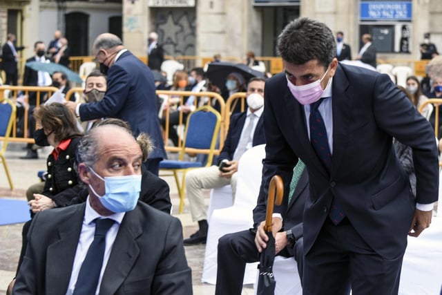 Camps y Mazón, coinciden en un acto en 2021.