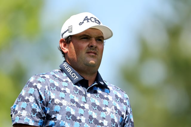 AUGUSTA, GEORGIA - APRIL 12: Patrick Reed of the United States leaves the fifth tee during the third round of the 2025 Masters Tournament at Augusta National Golf Club on April 12, 2025 in Augusta, Georgia. (Photo by Michael Reaves/Getty Images)