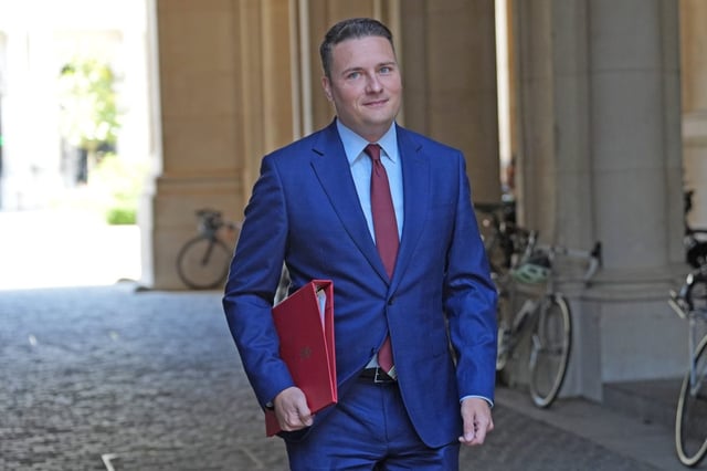 Health Secretary Wes Streeting appeared to suggest that there could be discussions about pensions (Photo: Lucy North/PA)