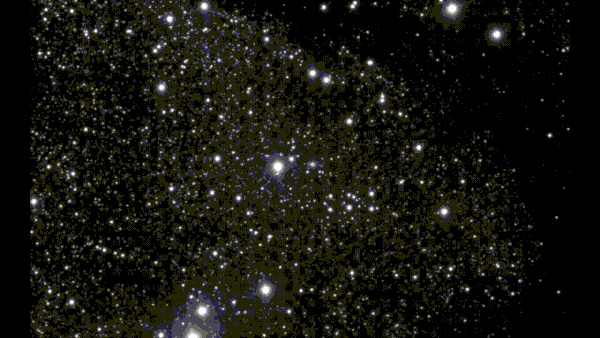 That small moving dot is our new interstellar visitor, Comet 3I/ATLAS. A new study said it might be 7 billion years old, or 3 billion years older than our own solar system. Image via ESO/ O. Hainaut.