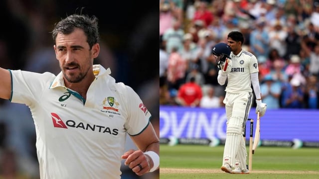 Mitchell Starc, Shubman Gill | Image:  AP