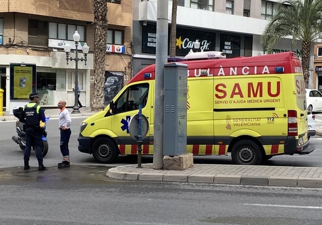 Imagen de archivo de una ambulancia SAMU en la Comunidad Valenciana