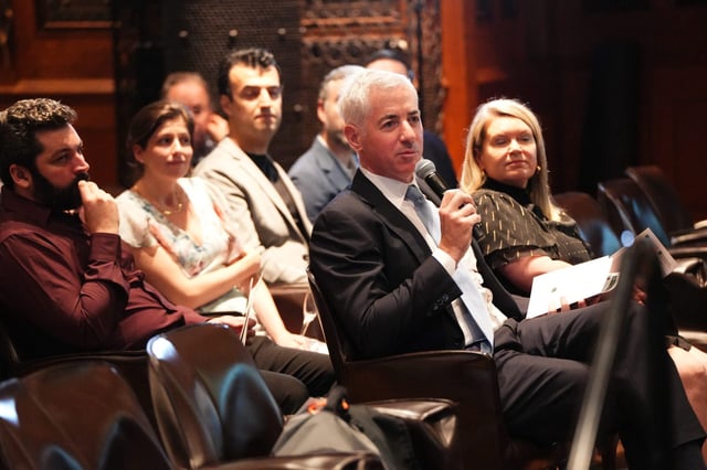 Bill Ackman, founder and CEO of Pershing Square Asset Management, is an avid amateur tennis player.