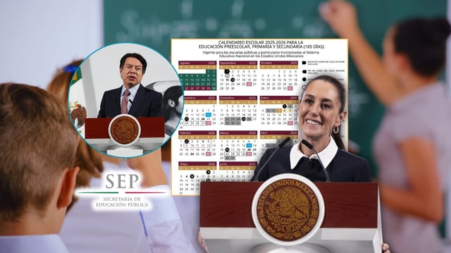 SEP publica el calendario oficial del ciclo escolar 2025-2026. Foto: Especial