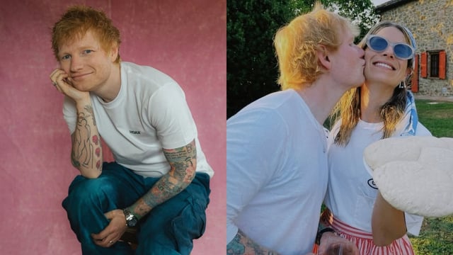 Ed Sheeran; him with his wife Cherry Seaborn