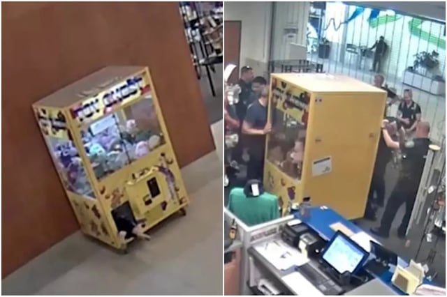 Un menor ingresó a través de la abertura de premios de una máquina recreativa en un centro comunitario de Ohio