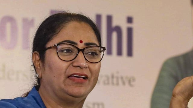 Delhi chief minister Rekha Gupta. (PTI)