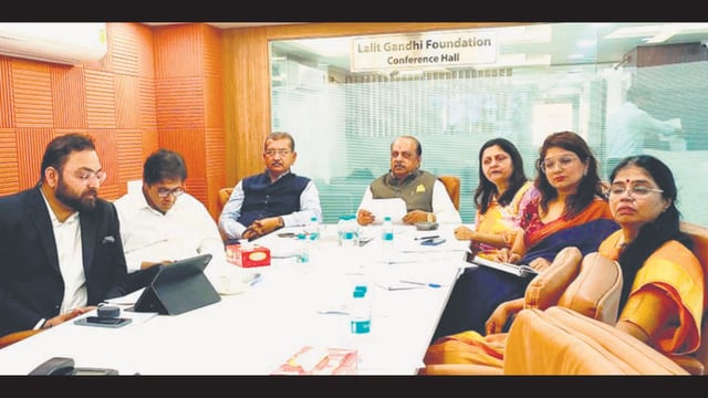 MACCIA officials met representatives of Prada through video conference on Friday with a six-point agenda which included recognition and responsible attribution of ethnic products. Prada had showcased the Kolhapuri-chappal inspired footwear (R) at its Spring/Summer show in Milan recently.
