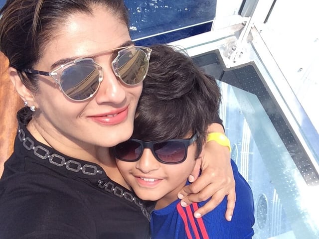 Raveena Tandon marks son Ranbir's 18th with sweet, rare throwback moments. Pics