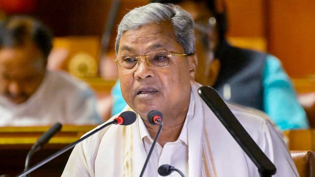 Karnataka chief minister Siddaramaiah accused the BJP of betraying Kannadigas by denying Central funds.