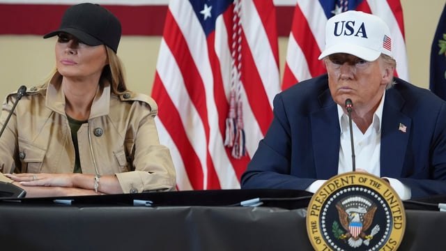 “Only a very evil person would ask a question like that,” Trump said.