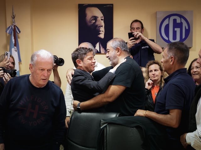 Axel Kicillof en la Cgt