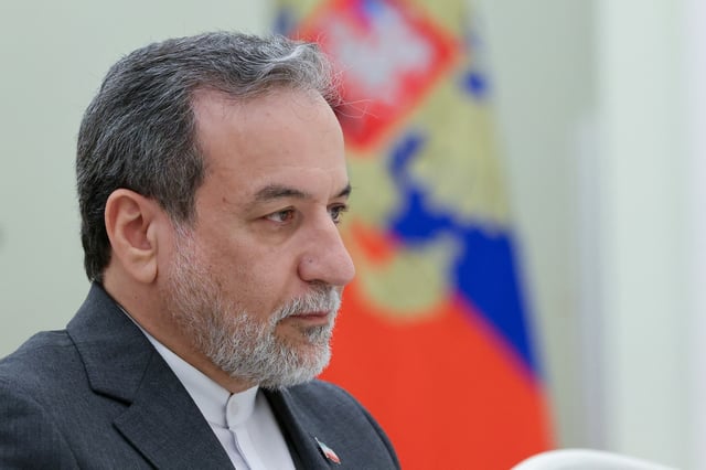 Iranian Foreign Minister Abbas Araqchi attends a meeting with Russian President Vladimir Putin at the Kremlin in Moscow, Russia June 23, 2025. Sputnik/Sergei Karpukhin/Pool via REUTERS/File Photo