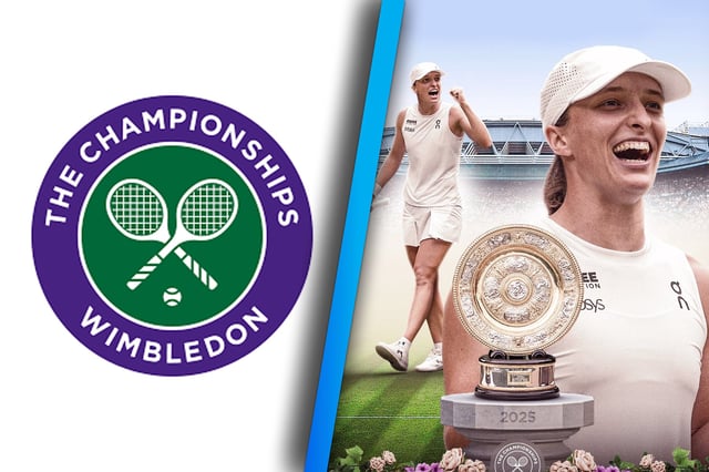 Iga Swiatek ganó con un doble bagel, lo que no pasaba de 1988. (Foto: @Wimbledon)
