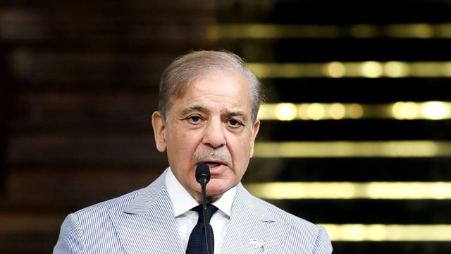 Pakistan PM Shehbaz Sharif says the country’s nuclear programme is solely for peaceful purposes and national defence.