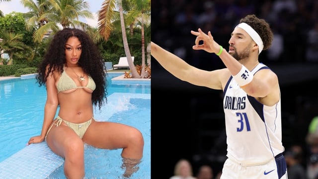 Megan Thee Stallion sparked dating rumors with Dallas Mavericks star Klay Thompson