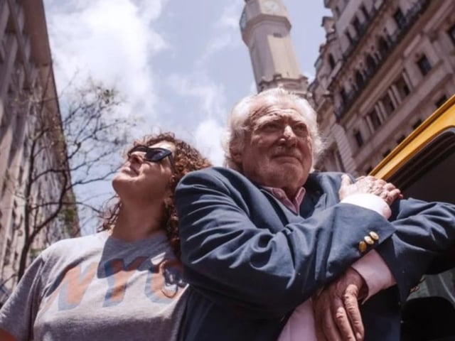 Mario Mactas y su hija Mariana.