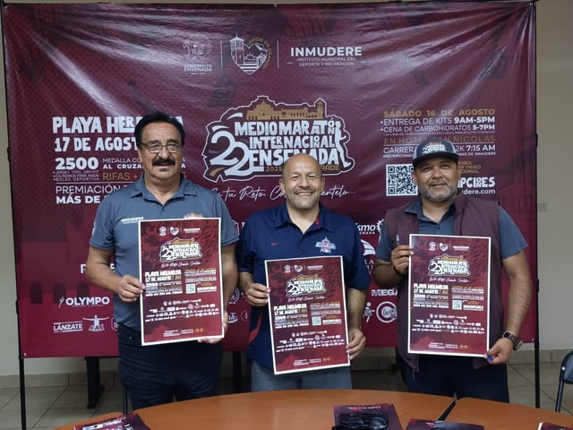 Con una bolsa de 274 mil pesos en premios, se realizará la edición 22 del Medio Maratón Ensenada 2024, el próximo domingo 17 de agosto con salida y meta en el Boulevard Costero en Playa Hermosa l Foto: Cortesía
