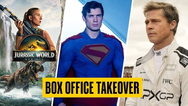 Superman, Jurassic World Rebirth and F1 are running in cinema halls now | Image: Republic