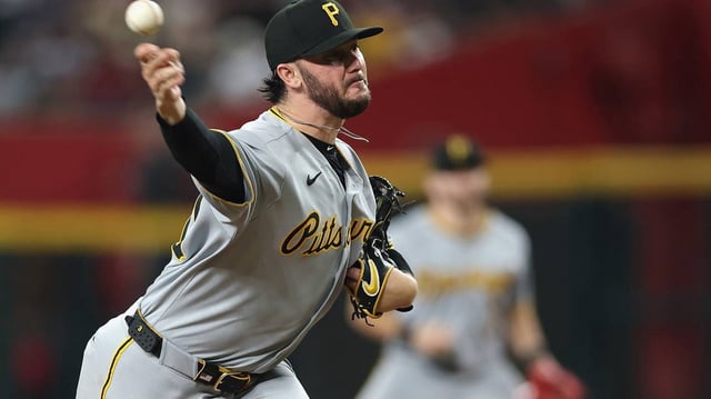 Paul Skenes of the Pittsburgh Pirates pitches against the Arizona Diamondbacks during the third inning at Chase Field on Wednesday, May 28, 2025, in Phoenix. (Christian Petersen/Getty Images/TNS)