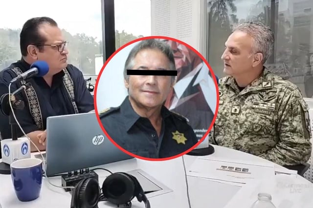 Miguel Ángel López, comandante de la 30 Zona Militar, confirmó a Fórmula Tabasco la existencia de una orden de aprehensión contra Hernán Bermúdez Requena. | Crédito: captura en X (@Juan_OrtizMX)