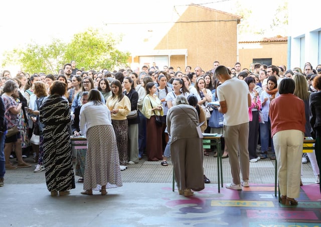 Aspirantes a las oposiciones de educación el pasado 21 de junio.