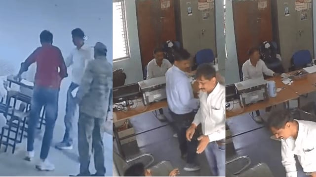 Caught on Camera: IAS Officer Slaps Student Multiple Times During Exam in MP | Image: X