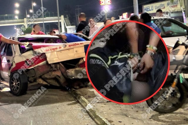 Mujer finge ser madre de gemelos durante confusión de accidente vial en Minatitlán. | Crédito: captura en X / PRESENCIA.MX (@Presencia_MX)