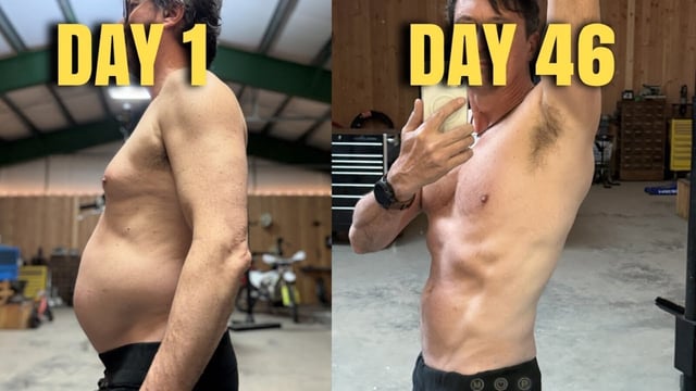 Cody, a 56-year-old influencer, went from 209 lbs (95 kg) to 183.8 lbs (83 kg) in 46 days using AI. 