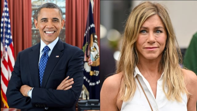 Obama and Jennifer Aniston