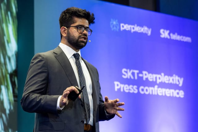 Aravind Srinivas, chief executive officer Perplexity AI.