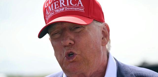 Donald Trump en Floride, le 1er juillet 2025