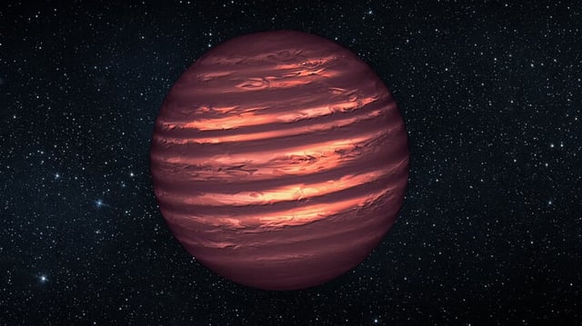 Concept image of brown dwarf.